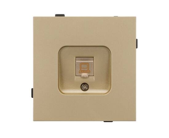 Механизм компьютерной розетки Arlight SCT-TENDO-MPC1-SFPL-GD (RJ-45, CAT6) 054592, изображение 3