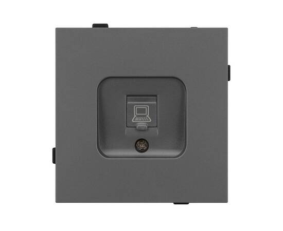Механизм компьютерной розетки Arlight SCT-TENDO-MPC1-SFPL-GR (RJ-45, CAT6) 054593, изображение 3