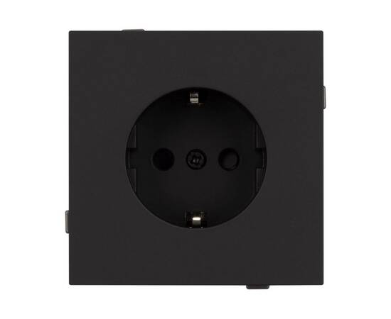 Механизм электрической розетки Arlight SCT-TENDO-MEU1-SFPL-BK (230V, 16A) 054638, изображение 2