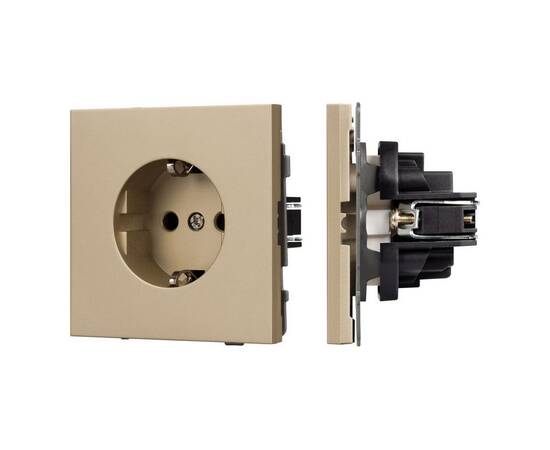 Механизм электрической розетки Arlight SCT-TENDO-MEU1-SFPL-GD (230V, 16A) 054639