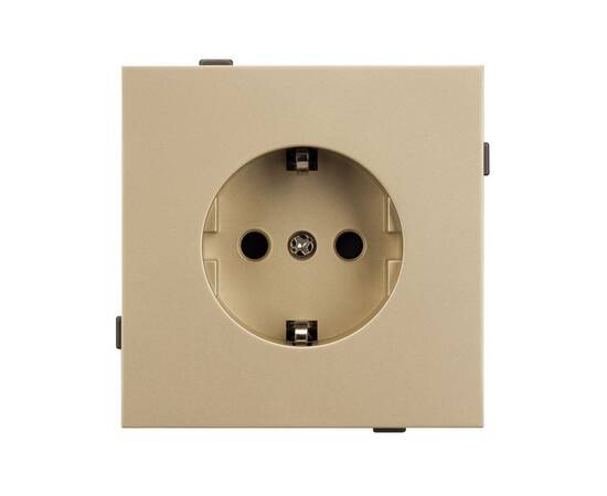 Механизм электрической розетки Arlight SCT-TENDO-MEU1-SFPL-GD (230V, 16A) 054639, изображение 2