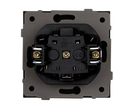 Механизм электрической розетки Arlight SCT-TENDO-MEU1-SFPL-GR (230V, 16A) 054640, изображение 2