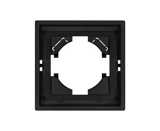 Рамка пластиковая на 1 пост Arlight FRM-TENDO-SFPL-1-BK 054642, изображение 3