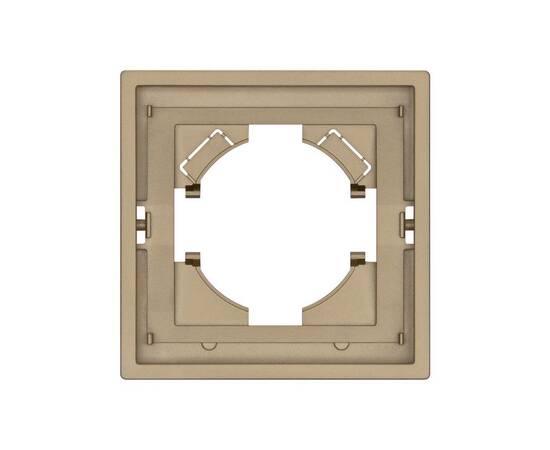 Рамка пластиковая на 1 пост Arlight FRM-TENDO-SFPL-1-GD 054643, изображение 3