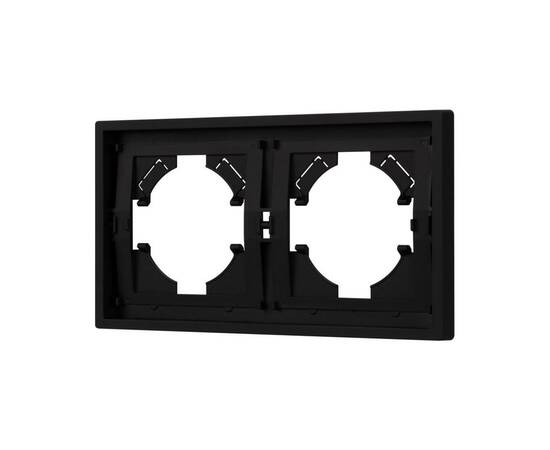 Рамка пластиковая на 2 поста Arlight FRM-TENDO-SFPL-2-BK 054646