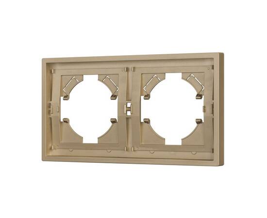 Рамка пластиковая на 2 поста Arlight FRM-TENDO-SFPL-2-GD 054647