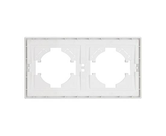 Рамка пластиковая на 2 поста Arlight FRM-TENDO-SFPL-2-GD 054647, изображение 2