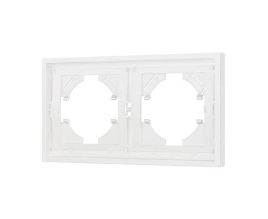 Рамка пластиковая на 2 поста Arlight FRM-TENDO-SFPL-2-WH 054649