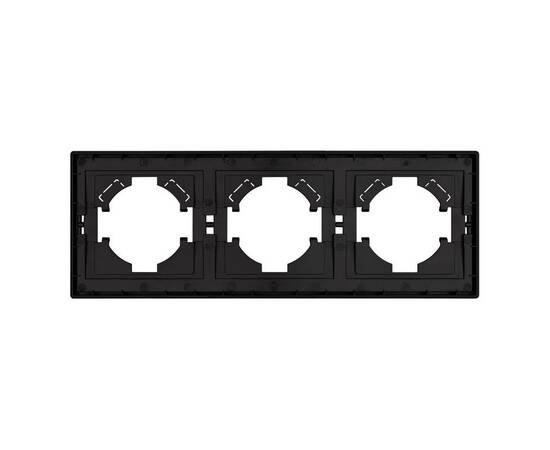 Рамка пластиковая на 3 поста Arlight FRM-TENDO-SFPL-3-GR 054652, изображение 2