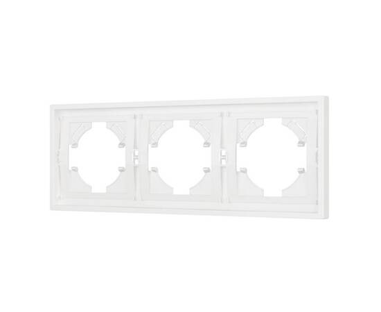 Рамка пластиковая на 3 поста Arlight FRM-TENDO-SFPL-3-WH 054653