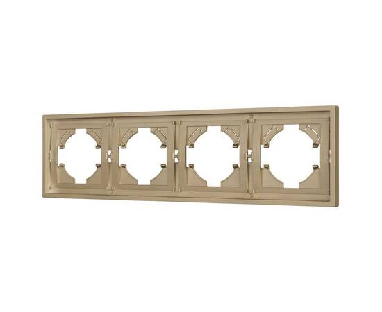 Рамка пластиковая на 4 поста Arlight FRM-TENDO-SFPL-4-GD 054663