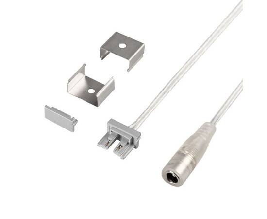 Комплект заглушек Arlight ARL-KIT-SLIM-FC 1m (Пластик) 055639