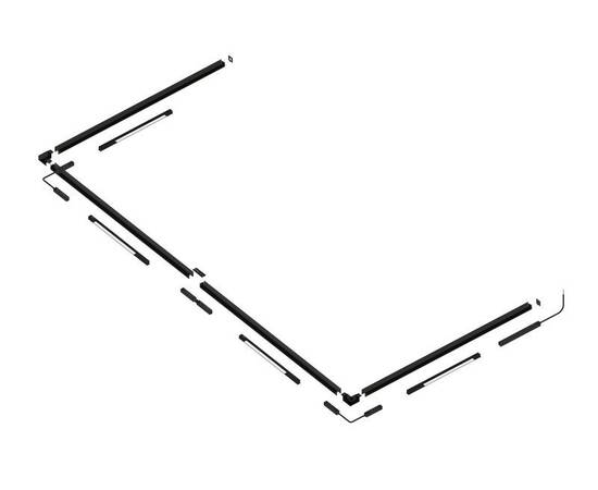 Шинопровод магнитный накладной Crystal Lux CLT 0.114 01 L2000 BL, изображение 4