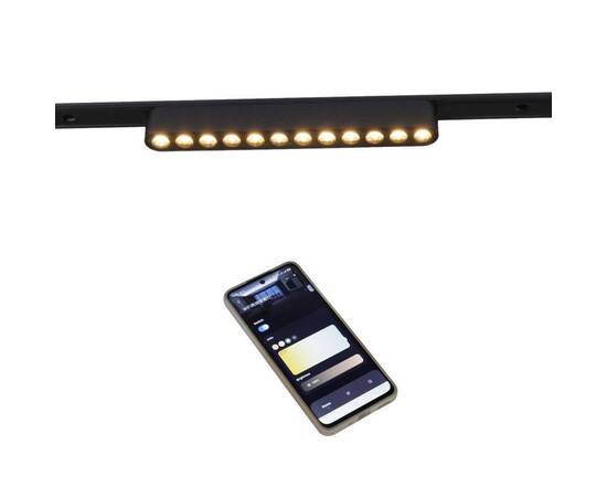 Трековый магнитный светильник (CCT+SMART) Reluce 13002-9.3-001UR magnetic LED12W BK CCT+SMART, изображение 2