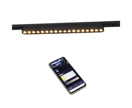 Трековый магнитный светильник (CCT+SMART) Reluce 13002-9.3-001UR magnetic LED16W BK CCT+SMART, изображение 2