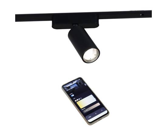 Трековый магнитный светильник (CCT+SMART) Reluce 13005-9.3-001UR magnetic LED12W BK CCT+SMART, изображение 4