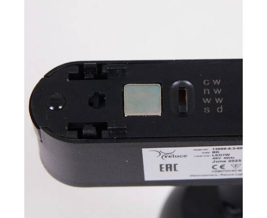 Трековый магнитный светильник (CCT+SMART) Reluce 13009-9.3-001UR magnetic Led7W BK CCT+SMART, изображение 3