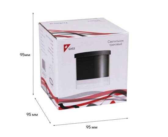 Накладной светильник (GX53, GU10, MR16, LED) Reluce 53061-9.5-001LD GX53 BK, изображение 3