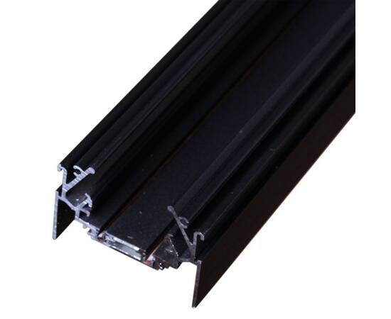 Магнитный шинопровод для натяжных потолков (гарпун) Reluce RL 06300 track rail 3000mm BK, изображение 3