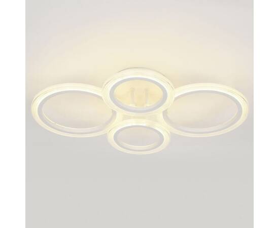 Потолочный светильник Эра Модерн Ring CLL-1-59W 3K-6,5K RC WH, изображение 4