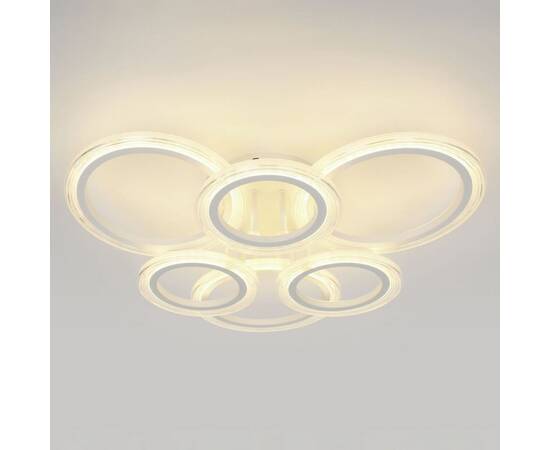 Потолочный светильник Эра Модерн Ring CLL-1-90W 3K-6,5K RC WH, изображение 4