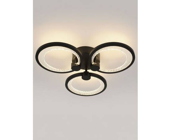 Потолочный светильник Эра Модерн Odry CLL-1-46W 3K-6,5K RC BK, изображение 6