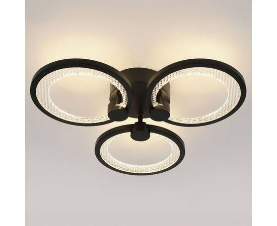 Потолочный светильник Эра Модерн Odry CLL-1-46W 3K-6,5K RC BK, изображение 7