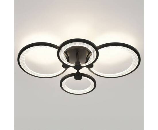 Потолочный светильник Эра Модерн Odry CLL-1-78W 3K-6,5K RC BK, изображение 2