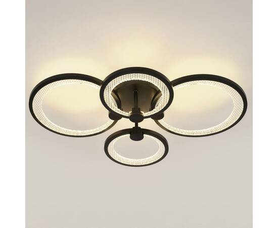 Потолочный светильник Эра Модерн Odry CLL-1-78W 3K-6,5K RC BK, изображение 4