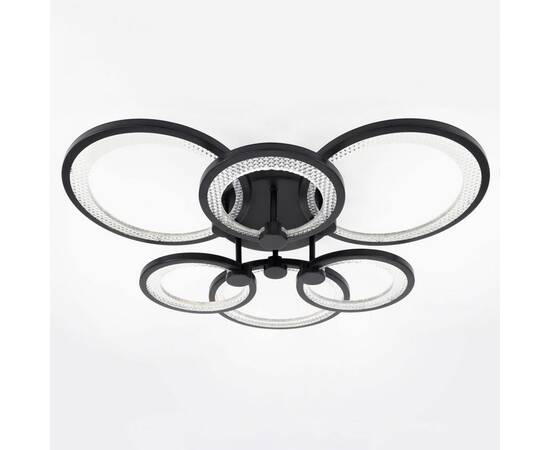 Потолочный светильник Эра Модерн Odry CLL-1-117W 3K-6,5K RC BK, изображение 2