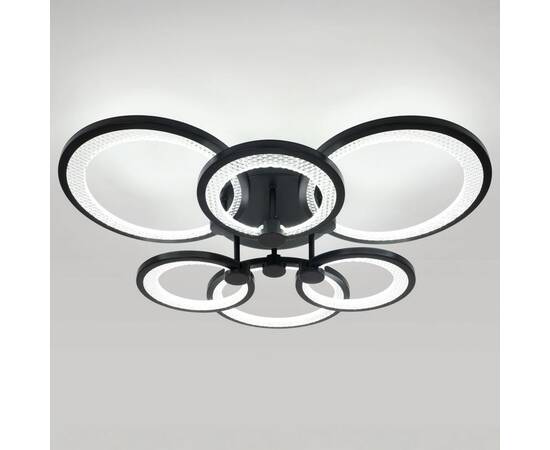 Потолочный светильник Эра Модерн Odry CLL-1-117W 3K-6,5K RC BK, изображение 3