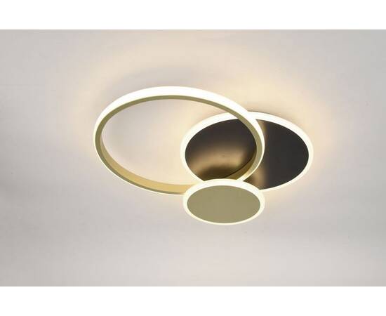 Потолочный светильник Эра Модерн City CLL-1-60 3K-6,5K RC BK+GD, изображение 2