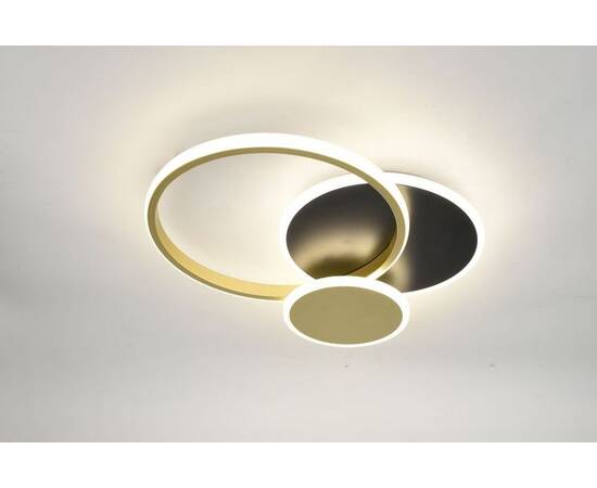 Потолочный светильник Эра Модерн City CLL-1-60 3K-6,5K RC BK+GD, изображение 3