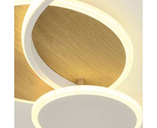 Потолочный светильник Эра Модерн City CLL-1-60-RC WH+Wood, изображение 6