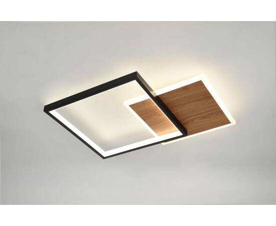 Потолочный светильник Эра Модерн Ferre CLL-1-60-RC BK+Wood, изображение 2