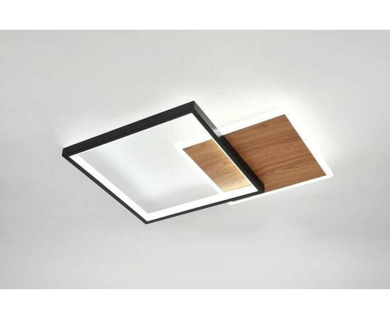 Потолочный светильник Эра Модерн Ferre CLL-1-60-RC BK+Wood, изображение 4