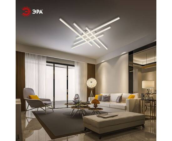 Потолочный светильник Эра Модерн Nora CLL-1-109W 3K-6,5K RC WH, изображение 11