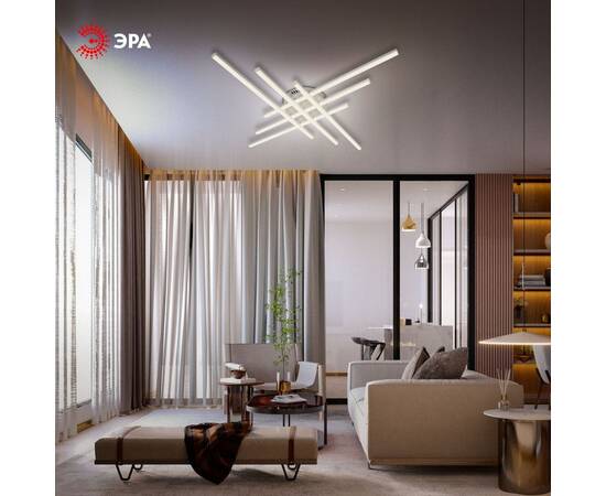 Потолочный светильник Эра Модерн Nora CLL-1-109W 3K-6,5K RC WH, изображение 12