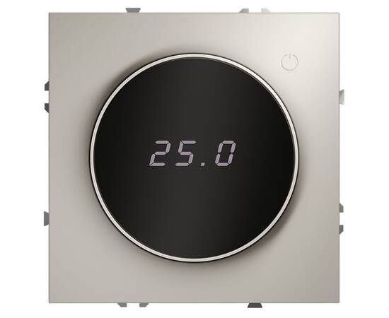 Терморегулятор электронный VOLTUM S70 с индикацией и датчиком, для теплого пола, (кашемир) VLS070103