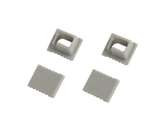 Набор заглушек Эра 0709-3 для профиля 0709 2шт глухие 2шт с отверстием