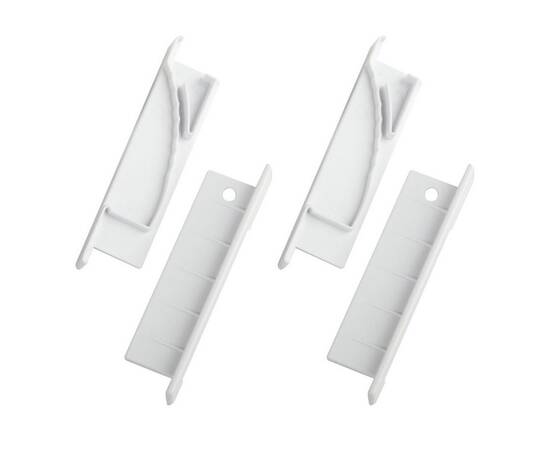 Набор заглушек Эра 6814-3 для профиля 6814 2шт глухие 2шт с отверстием