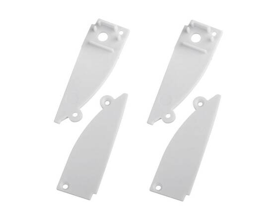 Набор заглушек Эра 9818-3 профиля 9818 2шт глухие 2шт с отверстием