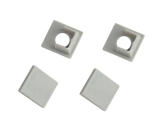 Набор заглушек Эра 5022-3 для профиля 5022, 4624, 5313(01) 3313, 3213, 5313(02) 2шт глухие 2шт с отв