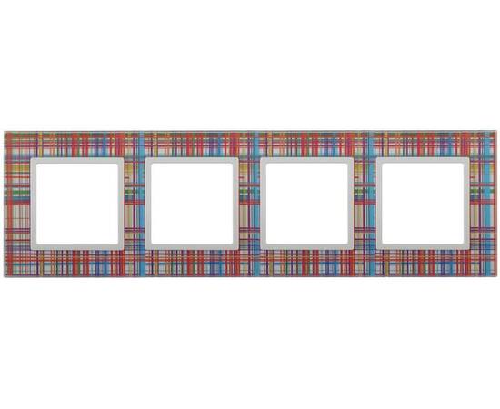 Рамка на 4 поста Эра Elegance 14-5104-00