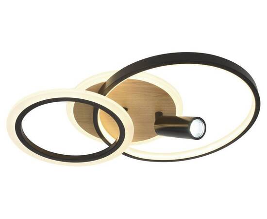 Потолочный светильник Эра Модерн Rondo CLL-1 85W 3K-6,5K RC BK