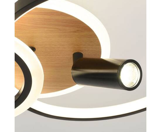 Потолочный светильник Эра Модерн Rondo CLL-1 85W 3K-6,5K RC BK, изображение 6