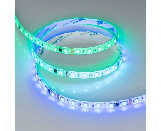 Светодиодная лента герметичная Arlight 14W/m 60LED/m 5060SMD разноцветный 5М DMX-SE-B60-10mm 24V 039, изображение 4