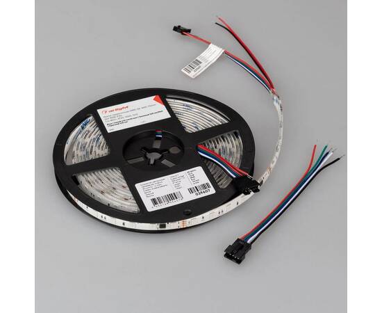 Светодиодная лента герметичная Arlight 14W/m 60LED/m 5060SMD разноцветный 5М DMX-SE-B60-10mm 24V 039, изображение 5