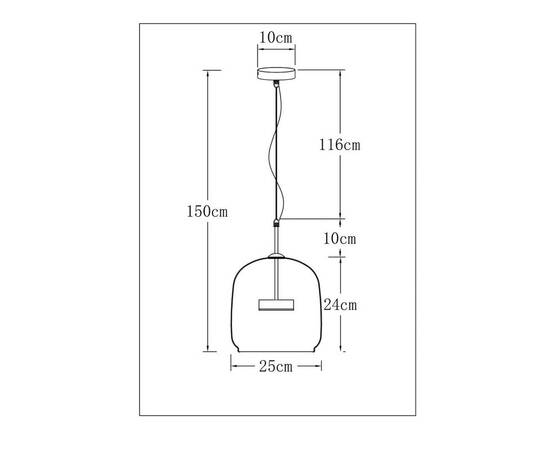 Подвесной светодиодный светильник Arte Lamp Padova A2404SP-23SM, изображение 2
