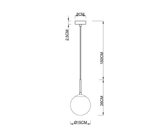 Подвесной светильник Arte Lamp Volare A1565SP-1BK, изображение 2